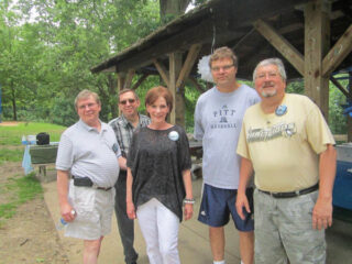 Jim Gethen, Marte Yerkins, Liane Gethen (Beck), Rick Barie, Fred Gray