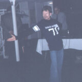 Norm Palmer wearing his Huskie Colours,